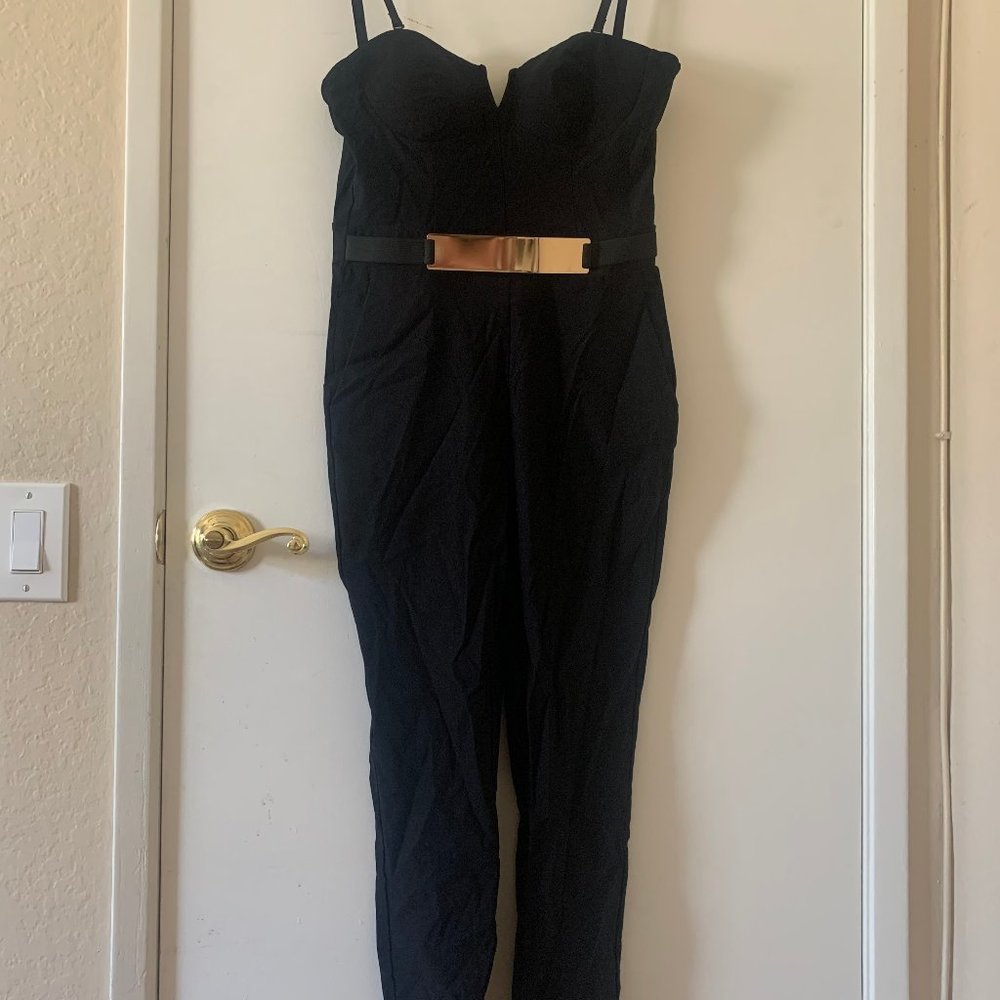 Fitted Black Bodysuit